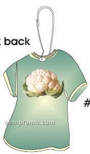 Cauliflower T-shirt Zipper Pull