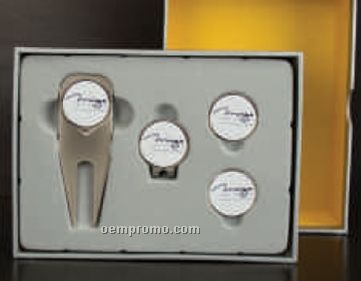 Custom Golf Gift Set With Cap Clip/ Z Tool E & 2 Ball Markers