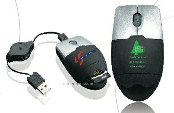 Optical Mouse With Card Reader
