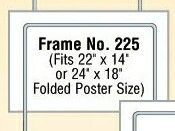 Steel Wire Poster Frames (For 22"X14" Or 24"X18" Poster)