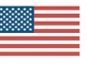 Stock American Flag Mascot Chenille Patch