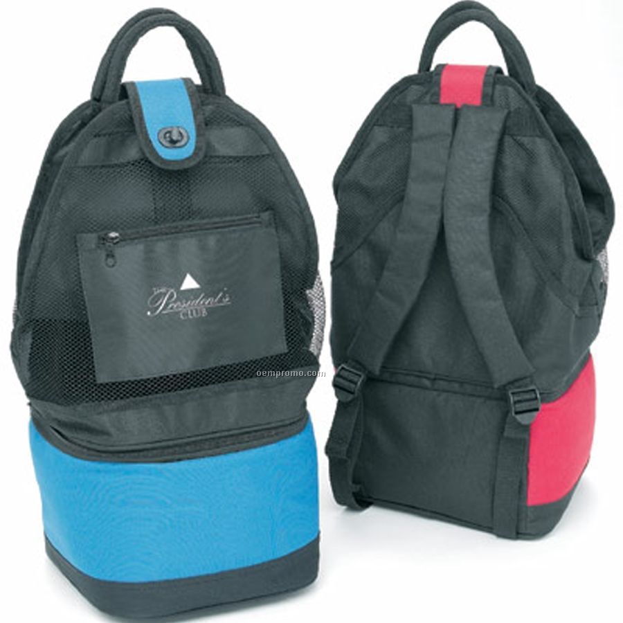 Trail Worthy Picnic Backpack With Insulated Cooler