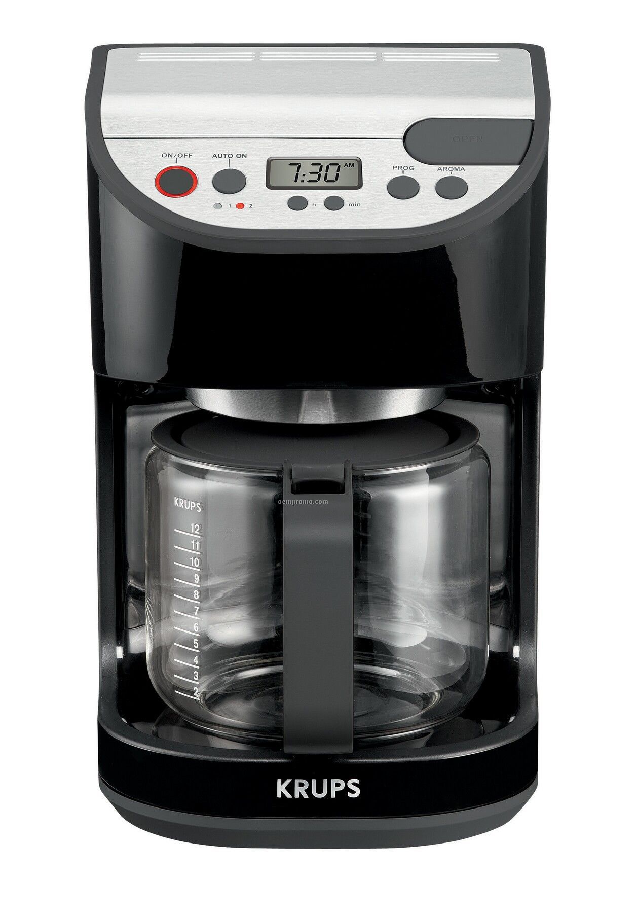 Krups Precision 10-cup Stainless Steel Coffee Maker (Black)