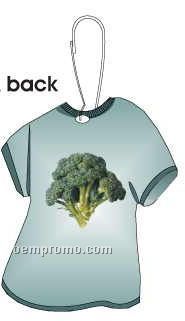 Broccoli T-shirt Zipper Pull