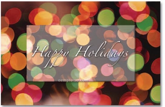 Holiday Lights Greeting Card (After 9/1/11)