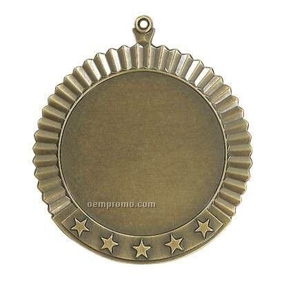 Medal, "Insert Holder" Star - 2-3/4" Dia