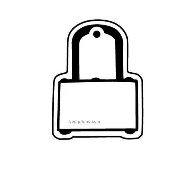 Stock Shape Collection Lock 1 Key Tag
