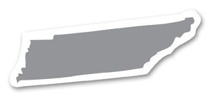 Tennessee -re-stick-it Decal 1.625 X 3.875