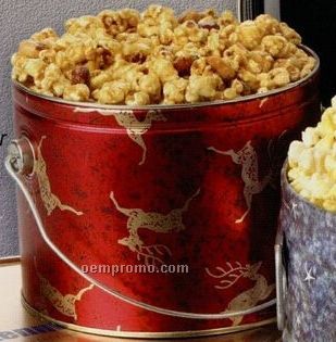 1 Gallon Buttered Designer Popcorn Tin