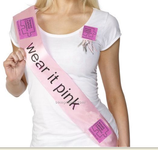 Breast Cancer Campaign Sashes