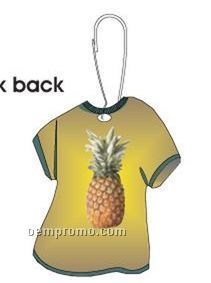 Pineapple T-shirt Zipper Pull