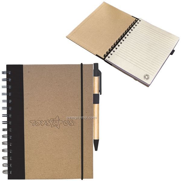 Recycled Cardboard Notebook (14.5"X12"X3") (Printed)