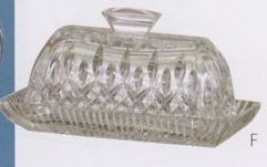 Waterford Crystal Lismore Covered Butter Container