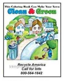 Clean & Green Activity Coloring Book