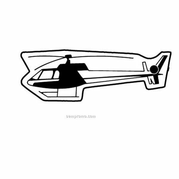 Stock Shape Collection Helicopter 2 Key Tag