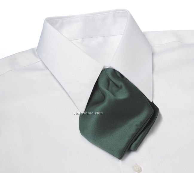 Wolfmark Polyester Adjustable Band Tulip Bow Tie - Hunter Green