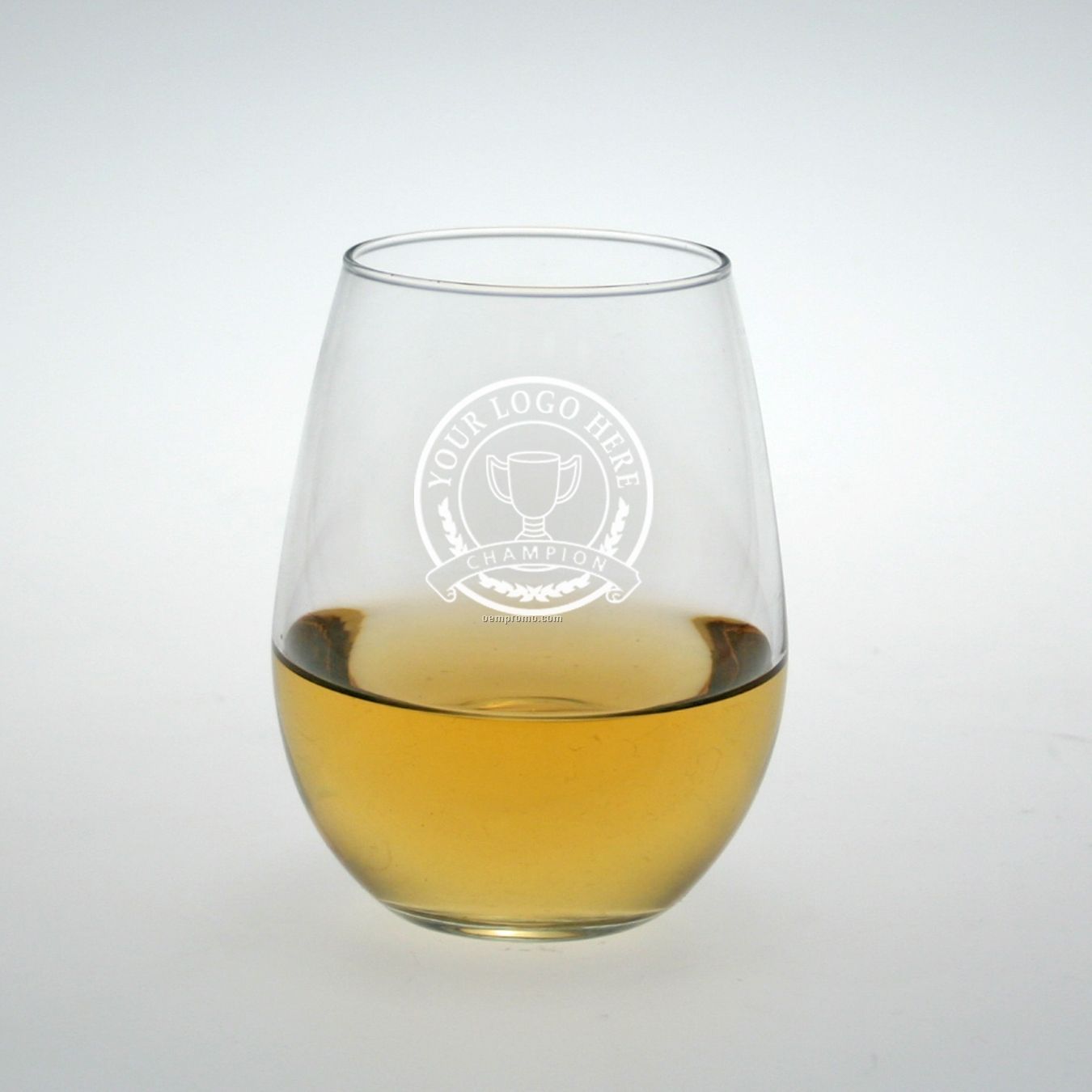 12 Oz. Selection Stemless Wine Taster Glass (Set Of 4 - Deep Etch)
