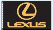 Checkers Double Face Dealer Logo Spacewalker Flag (Lexus)