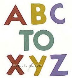 Paper Shapes Alphabet A-z (5")