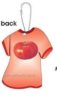 Tomato T-shirt Zipper Pull