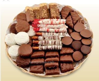 Tray Of Treats W/ Hand Dipped Chocolate Snacks (2.5 Lb.)