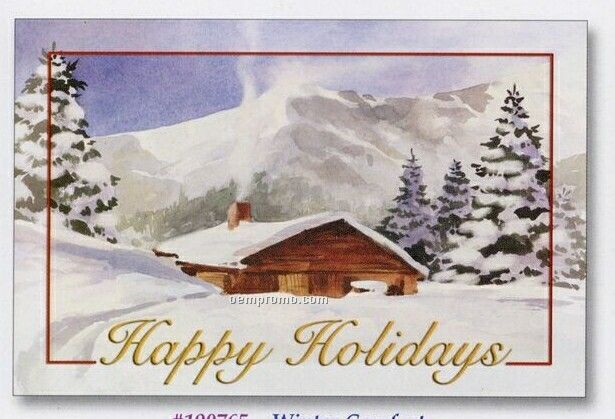 Winter Comfort Greeting Card (Unimprinted)