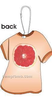 Grapefruit T-shirt Zipper Pull