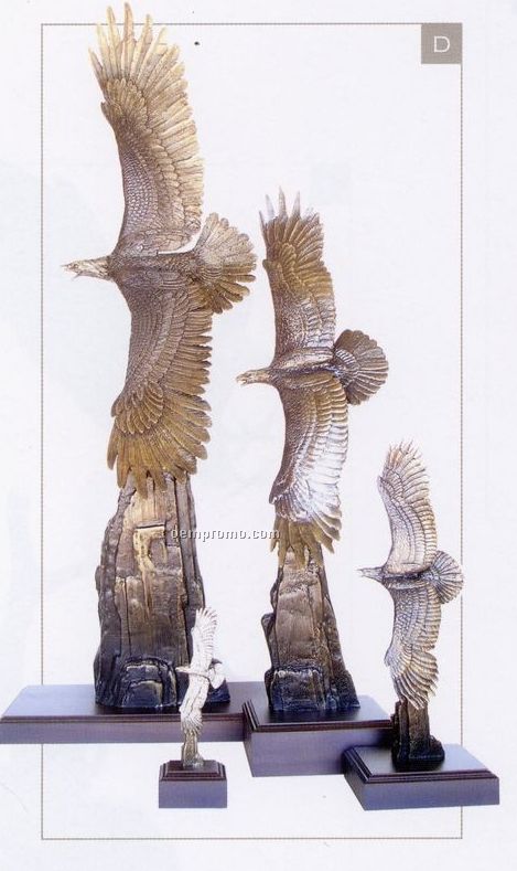 Over The Top Eagle Sculpture (45")