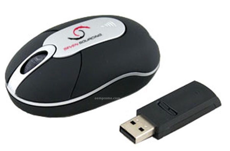 Wireless Optical Mouse With Flash Drive