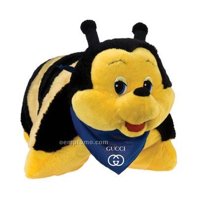 Bumble Bee Pillow Pal Stuffed Animal With Bandana