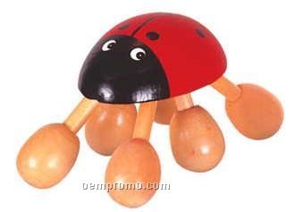 Lady-bug Wooden Massager