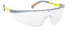 Single Piece Lens Safety Glasses W/ In-outdoor Mirror Lens & Gray Frame