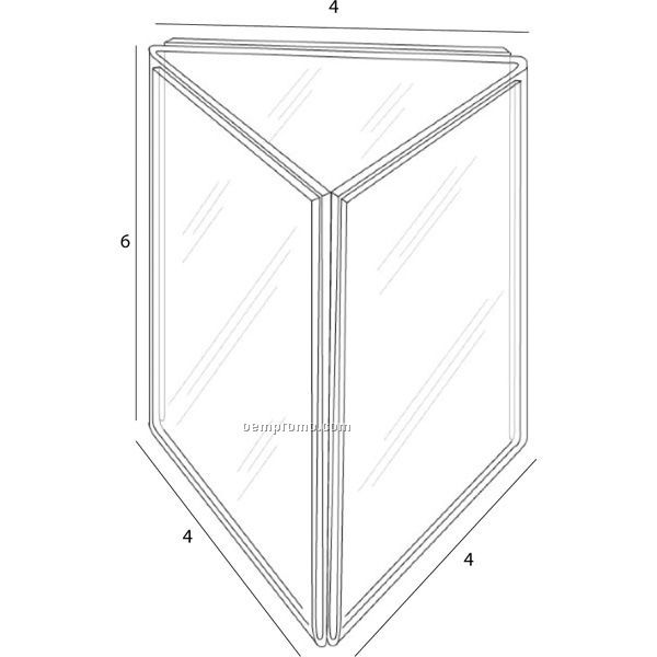 Six Sided Tent For 4'' W X 6'' H Inserts