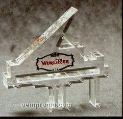 Acrylic Paperweight Up To 20 Square Inches / Piano