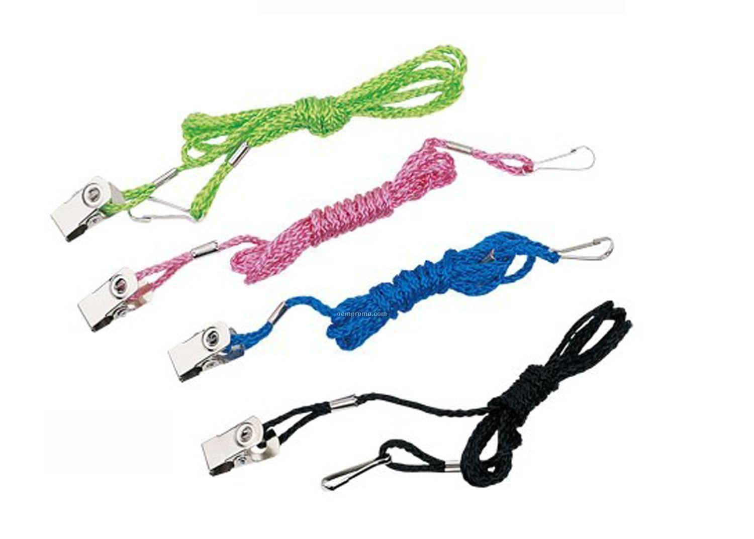 Braided Cord With Bull Dog Clip (42'')
