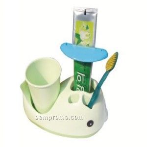 Dolphin Bathroom Cup & Toothbrush Holder