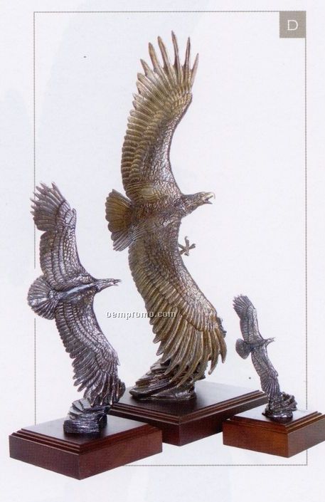 Majestic Monarch Bronze Eagle Sculpture (25