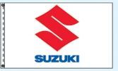 Checkers Double Face Dealer Logo Spacewalker Flag (Suzuki)