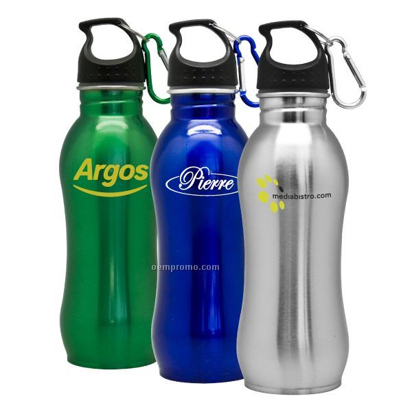 Stainless Steel Wide Mouth Curved Bottle