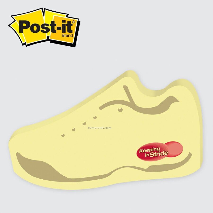 X-large Sneaker Post-it Die Cut Notepads (50 Sheets/2 Color)