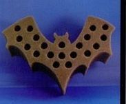 20 Hole Seasonal Foam Rack For Test Tubes - Halloween Bat
