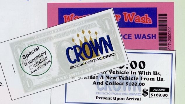 Bar Code / Car Wash / Coupon / Payment Books - (5 Page)