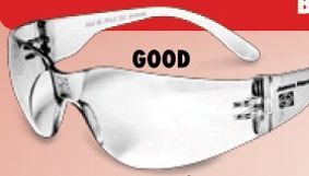 Mirage Basic Radians Safety Glasses W/ Clear Lens