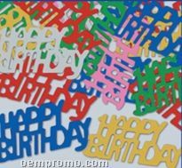 Multi Color Happy Birthday Fanci Fetti