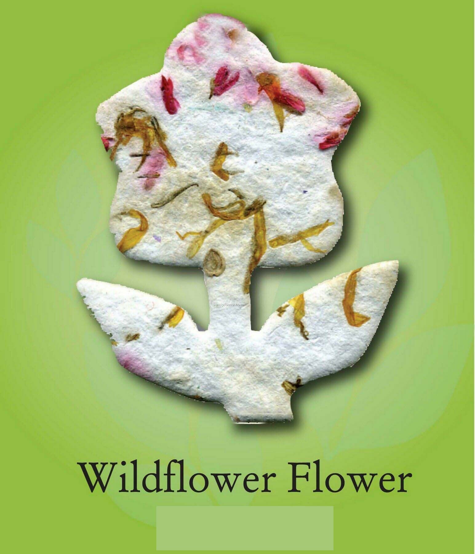 Wildflower Flower Ornament With Embedded Seed