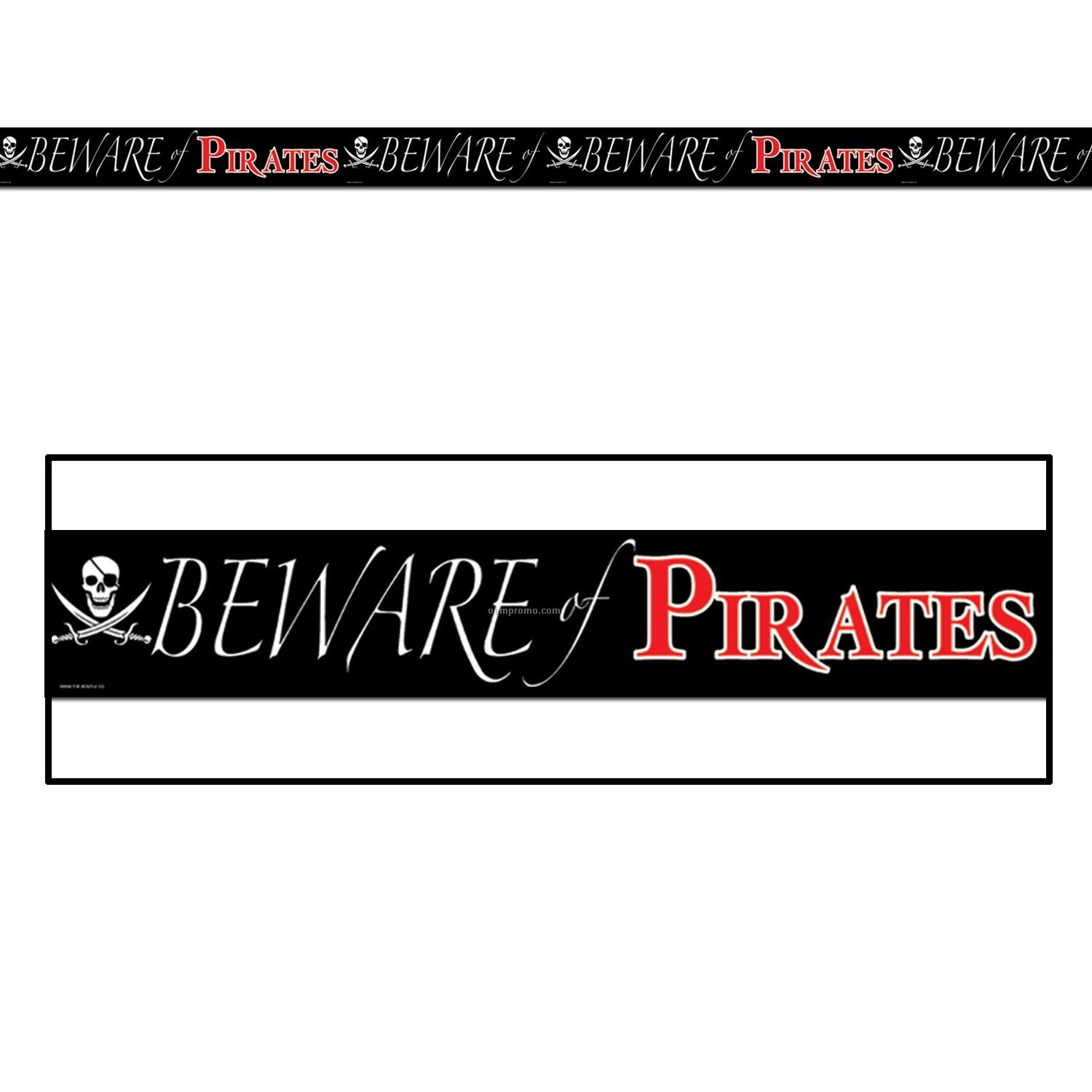 Beware Of Pirates Party Tape
