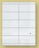 Blank Laser Label Sheets / 4"X3.33" W/ 6 Sheet