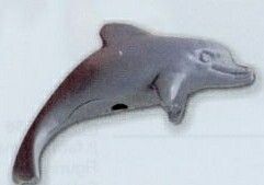 Dolphin Stock Shape Pencil Top Eraser
