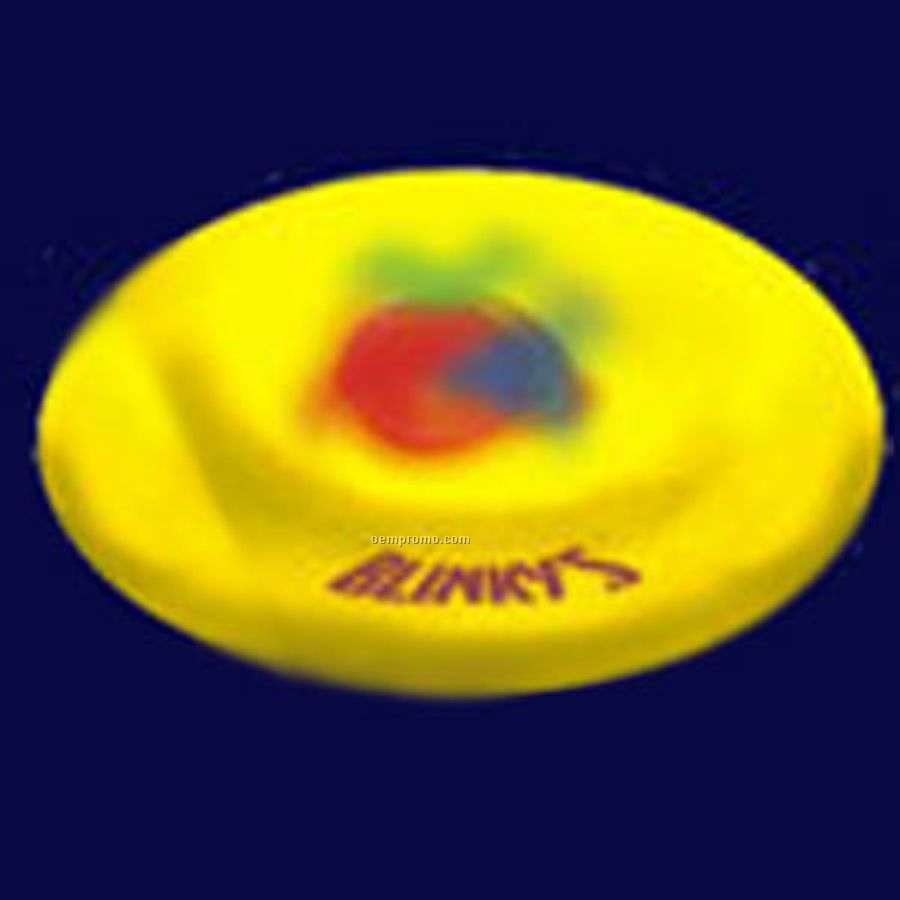 Yellow Light Up Frisbee With Multi-colored LED Lights
