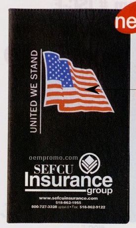 Address Book W/ Skai Taliano Cover & Flag Imprint